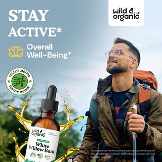 Foto 2 | Foto 2 | Suplemento De Extracto De Corteza De Sauce Blanco Silvestre Y Orgánico  15 Ml - Venta Internacional.