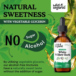Foto 6 | Foto 6 | Suplemento De Extracto De Corteza De Sauce Blanco Silvestre Y Orgánico  15 Ml - Venta Internacional.