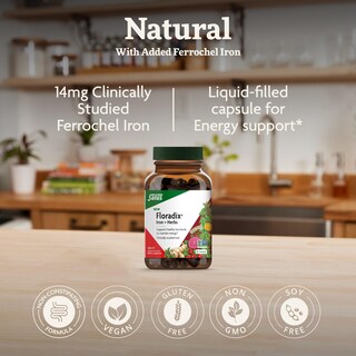 Foto 3 | Foto 3 | Suplemento De Hierro Floradix Iron + Herbs 120 Fitocápsulas Líquidas - Venta Internacional.