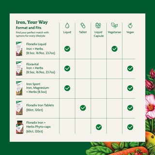Foto 6 | Foto 6 | Suplemento De Hierro Floradix Iron + Herbs 120 Fitocápsulas Líquidas - Venta Internacional.
