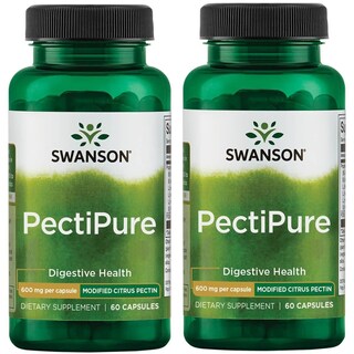 Foto 1 | Foto 1 | Suplemento De Pectina Cítrica Modificada Swanson Pectipure 600 Mg X 60 Cápsulas Paquete De 2 - Venta Internacional.