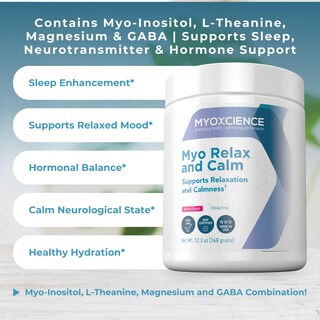 Foto 6 | Foto 6 | Suplemento Myoxcience Myo Relax & Calm Sleep Support 60 Porciones - Venta Internacional.