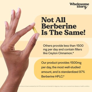 Foto 5 | Foto 5 | Suplemento Wholesome Story Berberine 1500 Mg 270 Cápsulas - Venta Internacional.