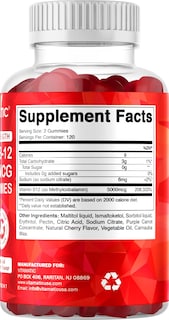 Foto 5 | Foto 5 | Suplemento: Gomitas Vitamatic Extra Strength Con Vitamina B12 De 5000 Mcg - Venta Internacional.