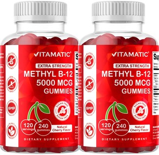 Foto 7 | Foto 7 | Suplemento: Gomitas Vitamatic Extra Strength Con Vitamina B12 De 5000 Mcg - Venta Internacional.