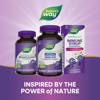 Foto 6 | Foto 6 | Gominolas Nature's Way Sambucus Zero Sugar Elderberry Kids 70u - Venta Internacional.