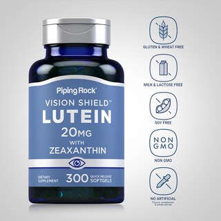 Foto 3 | Foto 3 | Suplemento Piping Rock De Luteína Y Zeaxantina 20 Mg 300 Cápsulas Blandas - Venta Internacional.
