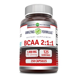 Foto 1 | Foto 1 | Suplemento Amazing Formulas Bcaa 2:1:1 1000 Mg 250 Cápsulas - Venta Internacional.