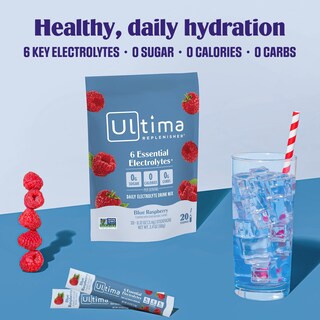 Foto 3 | Foto 3 | Mezcla De Electrolitos En Polvo Ultima Replenisher Blue Raspberry - Venta Internacional.
