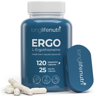 Foto 1 | Foto 1 | Suplemento Longlifenutri L-ergotioneína 25 Mg 120 Cápsulas - Venta Internacional.