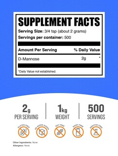 Foto 2 | Foto 2 | Suplemento Bulksupplements.com D-manosa En Polvo 1 Kg - Venta Internacional.