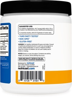 Foto 5 | Foto 5 | Suplemento Nutricost Creatina + Aminos 30 Porciones De Melocotón Y Mango - Venta Internacional.