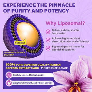 Foto 3 | Foto 3 | Suplementos Nextdia Saffron 100 Mg De Absorción Liposomal 60 Cápsulas Blandas - Venta Internacional.