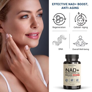 Foto 4 | Foto 4 | Suplemento Vinatura Nad+ Ribósido De Nicotinamida 300 Mg 30 Cápsulas - Venta Internacional.