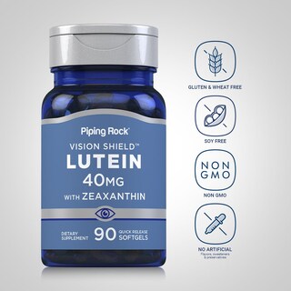 Foto 3 | Foto 3 | Complemente La Luteína De Piping Rock Con Zeaxantina 40 Mg 90 Cápsulas Blandas - Venta Internacional.