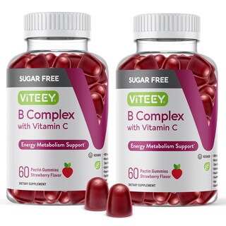 Foto 1 | Foto 1 | Gummies Viteey Complejo De Vitamina B Con Vitamina C 120 Gomitas - Venta Internacional.