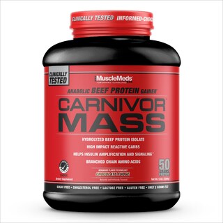 Foto 1 | Foto 1 | Mass Gainer Shake Musclemeds Carnivor Chocolate Fudge De 2 27 Kg - Venta Internacional.
