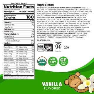 Foto 2 | Foto 2 | Batido Nutricional De Proteínas Orgain Organic Kids Vanilla 245 Ml - Venta Internacional.