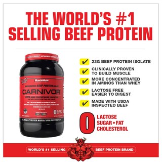 Foto 3 | Foto 3 | Proteína En Polvo Musclemeds Carnivor Beef Isolate 23 G 28 Porciones - Venta Internacional.