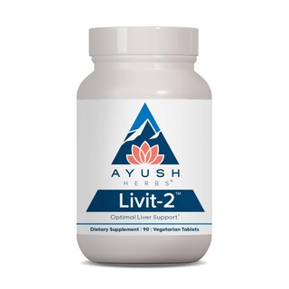Foto 1 | Foto 1 | Suplemento Ayush Herbs Livit-2 Liver Care 90 Comprimidos - Venta Internacional.