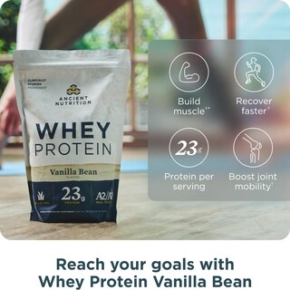 Foto 3 | Foto 3 | Whey Protein Ancient Nutrition  Alimentado Con Pasto  23 G De Proteína De Vainilla - Venta Internacional.