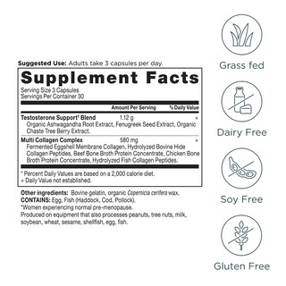 Foto 6 | Foto 6 | Suplemento Ancient Nutrition Apoyo Con Testosterona Y Colágeno - Venta Internacional.