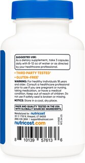 Foto 4 | Foto 4 | Suplemento Nutricost De Extracto De Granada  1500 Mg  120 Cápsulas - Venta Internacional.