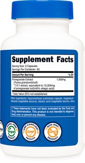 Foto 5 | Foto 5 | Suplemento Nutricost De Extracto De Granada  1500 Mg  120 Cápsulas - Venta Internacional.