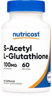 Foto 1 | Foto 1 | Suplemento Nutricost S-acetil L-glutatión 100 Mg 60 Cápsulas - Venta Internacional.