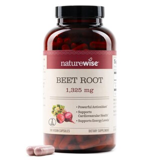 Foto 1 | Foto 1 | Cápsulas De Raíz De Remolacha Naturewise 1325 Mg Con Remolacha Orgánica 240 G - Venta Internacional.