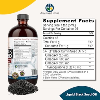 Foto 7 | Foto 7 | Aceite De Semillas Negras Amazing Herbs 473 Ml Sin Gluten Sin Ogm - Venta Internacional.
