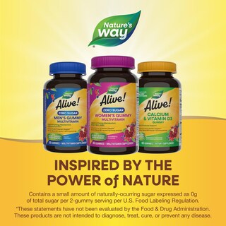 Foto 6 | Foto 6 | Multivitaminas En Gomitas ¡nature's Way Alive! Cero Azúcar 80 Unidades - Venta Internacional.