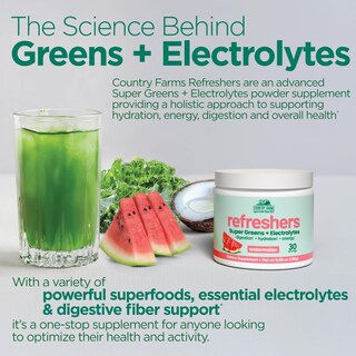 Foto 4 | Foto 4 | Suplemento Country Farms Refreshers Super Greens Sandía - Venta Internacional.