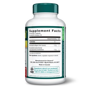 Foto 3 | Foto 3 | Suplemento Genacol De Glucosamina Y Colágeno 270 Cápsulas - Venta Internacional.