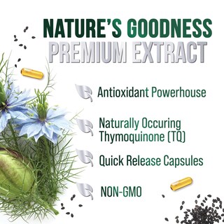 Foto 6 | Foto 6 | Suplemento De Aceite De Semilla Negra De Nature's Nutrition 1000 Mg 120 Cápsulas Blandas - Venta Internacional.