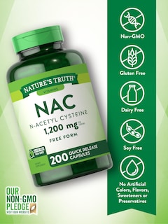 Foto 3 | Foto 3 | Suplemento Nature's Truth Nac N-acetil Cisteína 1200 Mg 200 Cápsulas - Venta Internacional.