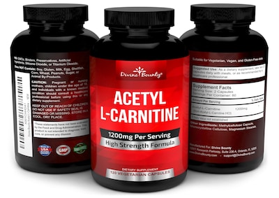 Foto 4 | Foto 4 | Suplemento Divine Bounty Acetil L-carnitina 1200 Mg 120 Cápsulas - Venta Internacional.