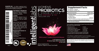 Foto 2 | Foto 2 | Probiotic Intelligent Labs Para Mujer Con Arándano 60 Cápsulas - Venta Internacional.