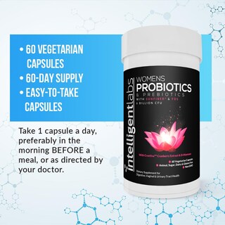 Foto 3 | Foto 3 | Probiotic Intelligent Labs Para Mujer Con Arándano 60 Cápsulas - Venta Internacional.