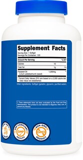 Foto 5 | Foto 5 | Suplemento Nutricost De Aceite De Linaza 1200 Mg 120 Cápsulas Blandas - Venta Internacional.