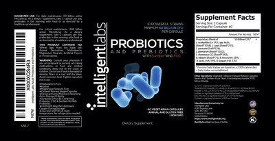 Foto 7 | Foto 7 | Probiotic Intelligent Labs 50 Mil Millones De Cfu Con Prebióticos 60 Cápsulas - Venta Internacional.