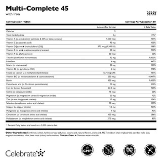 Foto 3 | Foto 3 | Multivitamínico Bariátrico Celebrate Vitamins Multicomplete 45 Mg - Venta Internacional.