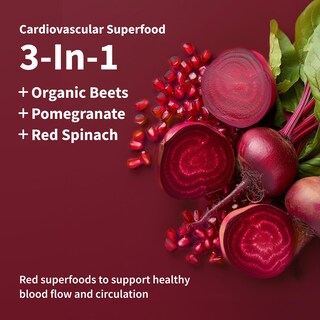 Foto 2 | Foto 2 | Suplemento Snap Supplements Con Forma De Corazón Y Remolacha Paquetes De 10 Porciones - Venta Internacional.