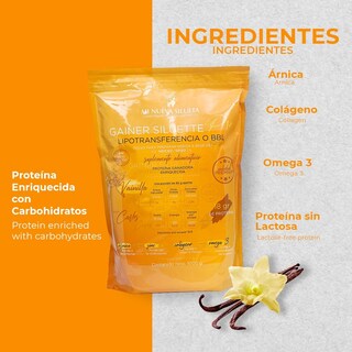 Foto 4 | Foto 4 | Helado De Vainilla Dulce Protein Gainer My New Silhouette - Venta Internacional.
