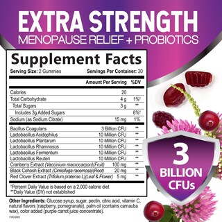 Foto 2 | Foto 2 | Gomitas Probióticas Supplement Nature's Nutrition Para La Menopausia - Venta Internacional.