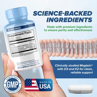 Foto 5 | Foto 5 | Suplemento De L-treonato De Magnesio Maxlife Naturals 105 Cápsulas - Venta Internacional.