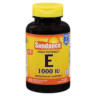 Foto 1 | Foto 1 | Venta Internacional- Suplemento Sundance Vitamins Vitamina E de Alta Potencia 60 Cápsulas