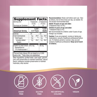 Foto 5 | Foto 5 | Sirope Nature's Way Bronchial Sothe Extracto De Hoja De Hiedra 120 Ml - Venta Internacional.