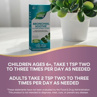 Foto 6 | Foto 6 | Sirope Nature's Way Bronchial Sothe Extracto De Hoja De Hiedra 120 Ml - Venta Internacional.