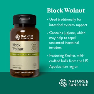Foto 4 | Foto 4 | Suplemento Nature's Sunshine Black Walnut 100 Cápsulas - Venta Internacional.
